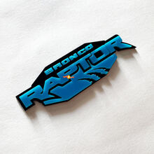 Bronco Raptor Edition Fender Insignias Tailgate Emblem 3d Insignia 3
 6