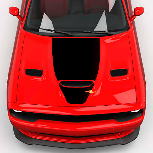 Patinas de calcomanía de vinilo Hemi Hemi Hemi Hemi Hemi para Dodge Challenger Dodge Challenger
