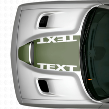 Vinilo adhesivo personalizado para capó Blackout para Dodge Challenger_3