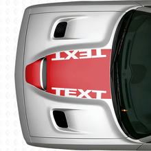 Vinilo adhesivo personalizado para capó Blackout para Dodge Challenger_4
