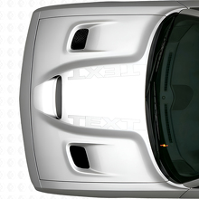 Vinilo adhesivo personalizado para capó Blackout para Dodge Challenger_5