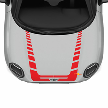 Sticulante de gráficos de calcomanías de rally de rayas de campaña para mini cooper
 3