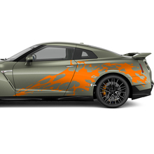 Kit de calcomanía de rayas de gráficos de sangre de los lados para Nissan GT-R
 3
