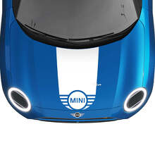 Pegatina de vinilo con logotipo Mini para capó para MINI Cooper_2