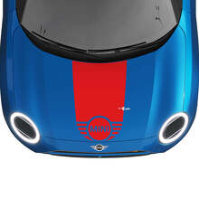 Pegatina de vinilo con logotipo Mini para capó para MINI Cooper_3