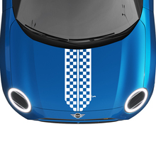 Mini Hood Racing Central Stripe Rally Decal Graphics Sticker para Mini Cooper
 2