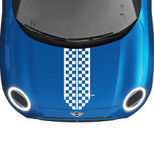Mini Hood Racing Central Stripe Rally Decal Graphics Sticker para Mini Cooper
 2