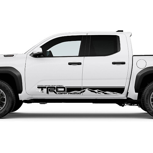 TRD Off Road Mountains Side Rocker Panel Panel Palegas para Toyota Tacoma Cuarta generación
