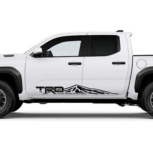 TRD Off Road Mountains Side Rocker Panel Panel Palegas para Toyota Tacoma Cuarta generación
