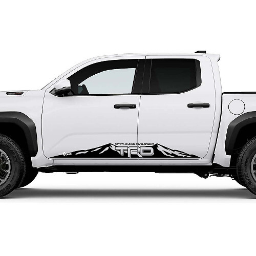 Calcomanías de panel lateral TRD Off Road Mountains para Toyota Tacoma 4ta generación 2
