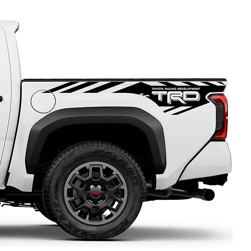 Calcomanías gráficas delanteras TRD off Road para camioneta Toyota Tacoma 4ª generación juego de 2