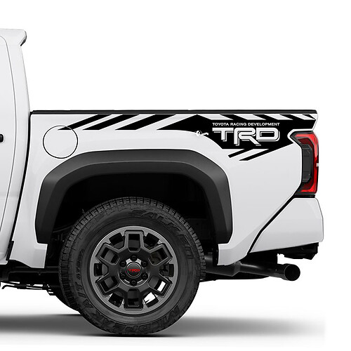 TRD Off Road Montañas Camiones de noche calcomanías de calcomanías para Toyota Tacoma 4th Gen
