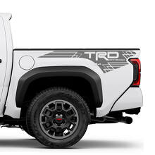 Adhesivo Vinilo de Lateral para Cama de Camión Estilo Geométrico TRD Off Road para Toyota Tacoma_2