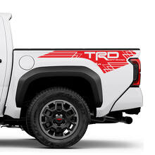 Adhesivo Vinilo de Lateral para Cama de Camión Estilo Geométrico TRD Off Road para Toyota Tacoma_3