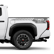 Calcomanía Adhesiva de Vinilo con Franjas Estroboscópicas Off-Road TRD para el Lado de la Caja de Toyota Tacoma_2