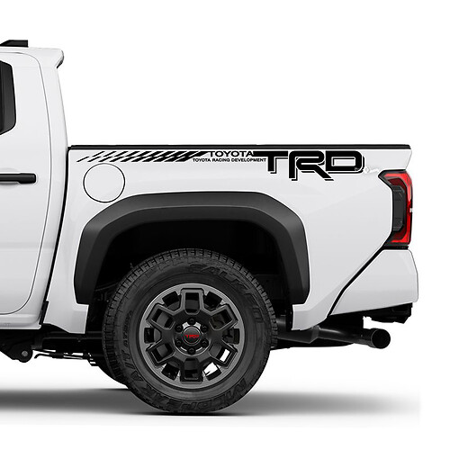 Calcomanías de camiones de noche TRD Off Road para Toyota Tacoma 4th Gen 1
