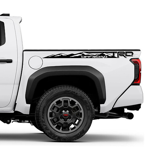 Montañas TRD Off Road Bedside Truckes Peganadas para Toyota Tacoma 4th Gen
