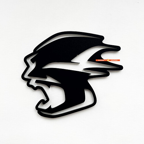 Banshee Custom 3D Insignia Fender Insignia Tailgate Emblema Insignia de rejilla delantera Dodge Charger Daytona Srt 2
