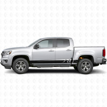 Tiras Vinílicas para Puerta y Panel de Estribo Alpine Ridge para Chevrolet Colorado 2ª Gen 2015-2022_2