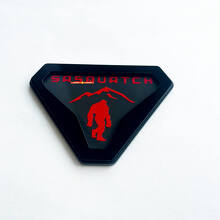 Insignia 3D de guardabarros o portón trasero Sasquatch Yeti Bigfoot_2