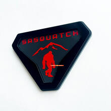 Insignia 3D de guardabarros o portón trasero Sasquatch Yeti Bigfoot_3