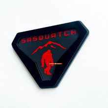 Sasquatch Yeti Bigfoot Fender Insignias Tailgate Emblem 3d Insignia
 3