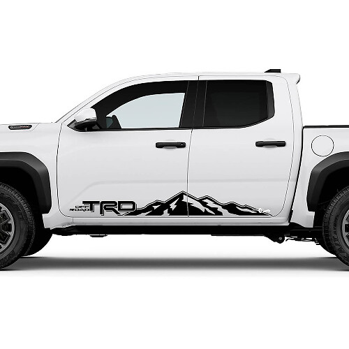 TRD Off Road Side Mountains Rocker Panel Pande Peganadas para Toyota Tacoma
 1