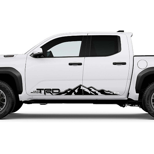 TRD Off Road Side Mountains Rocker Panel Pande Peganadas para Toyota Tacoma

