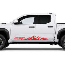 TRD Off Road Side Mountains Rocker Panel Pande Peganadas para Toyota Tacoma
 3