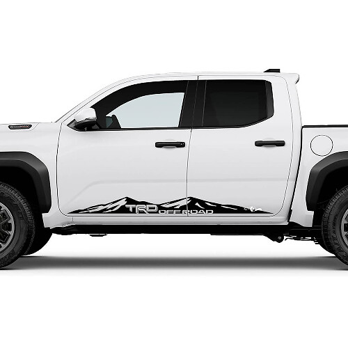 Trd Off Road Side Mountains Montañas Rocker Panel Palegas para Toyota Tacoma 2
 1