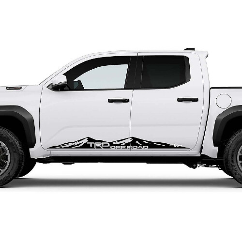 Trd Off Road Side Mountains Montañas Rocker Panel Palegas para Toyota Tacoma 2
