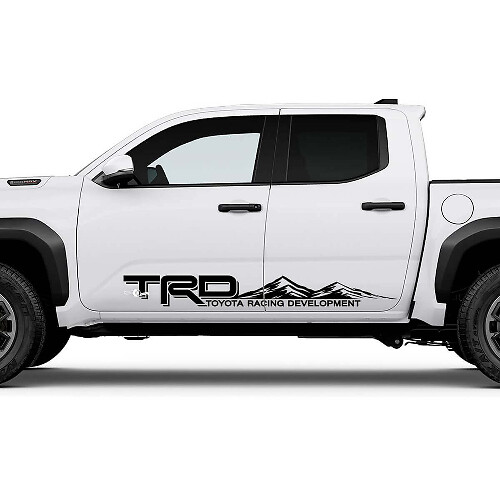 TRD Off Road Side Mountains Rocker Panel Pande Pegalias para Toyota Tacoma 5
