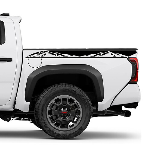 Montañas Camiones de noche calcomanías de calcomanías para Toyota Tacoma 4th Gen
