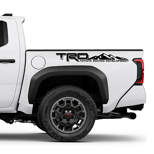Montañas Camiones de noche calcomanías de calcomanías para Toyota Tacoma 4th Gen
