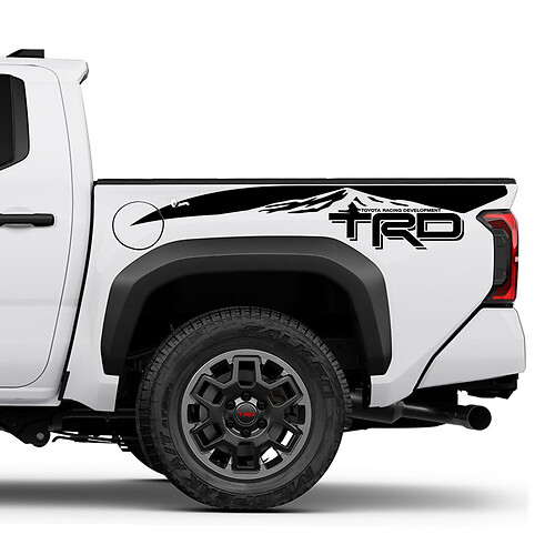 TRD Off Road Montañas Camiones de noche Pegatinas para Toyota Tacoma 2
