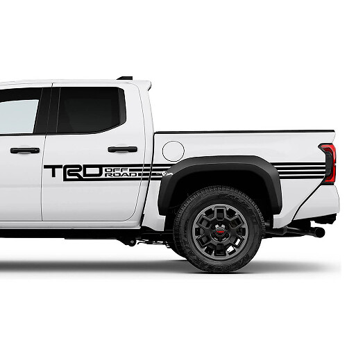 TRD Off Road Puertas laterales Caderas de camiones US Pegatinas para Toyota Tacoma 4th Gen
 1