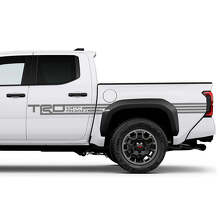 Calcomanía adhesiva lateral de vinilo con franjas TRD Off Road para Toyota Tacoma_2
