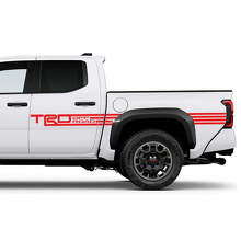 Calcomanía adhesiva lateral de vinilo con franjas TRD Off Road para Toyota Tacoma_3