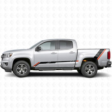 Bandas de vinilo Rising Accent para puertas y laterales de cama para Chevrolet Colorado 2ª generación 2015-2022_2