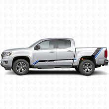 Bandas de vinilo Rising Accent para puertas y laterales de cama para Chevrolet Colorado 2ª generación 2015-2022_3