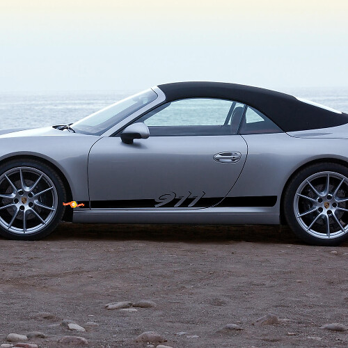 Side 911 Doors Stripes Kit de calcomanía para Porsche 911
