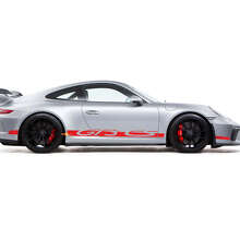 Kit de Pegatinas de Vinilo de Rayas Laterales Estilo GT3 CS para Porsche 911 GT3_3