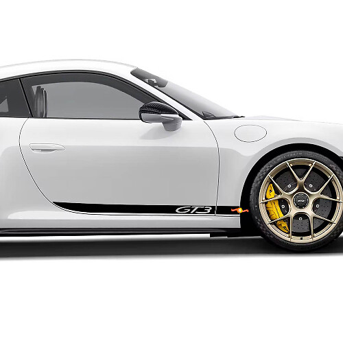 Side 911 GT3 Doors Kit Kit de calcomanía para Porsche 911 GT3
