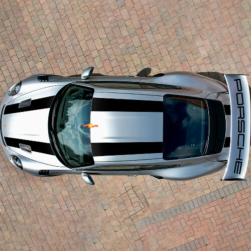 Striegas 911 GT3 RS Copa Capucha Kit de ala de techo Pegatina de calcomanía para Porsche 911 GT3 RS Copa
