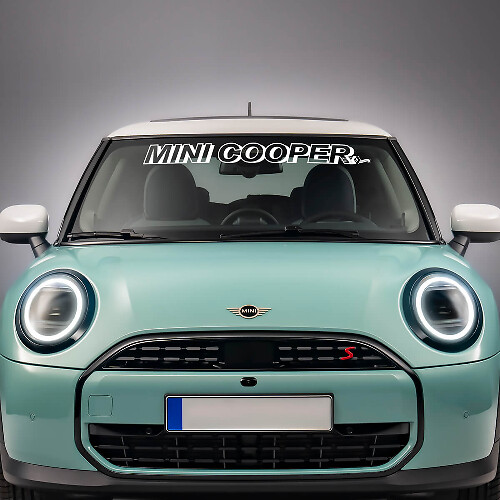 Sticulador de calcomanías de gráficos de vinilo de vinilo a cuadros para mini Cooper S
