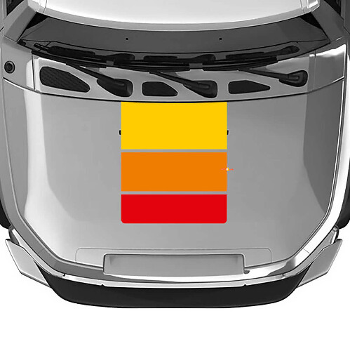 Kit de calcomanías de vinilo para capó y laterales con franjas estilo Heritage para Toyota FJ Cruiser