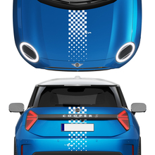 Striegas de capucha y traseros Mini Cooper Vinyl Graphics Decal Sticker para Mini Cooper
 2