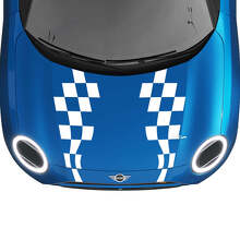 Pegatina de calcomanías de gráficos de Vinyl Graphics Mini Cooper de Hood Stripes para Mini Cooper
 2