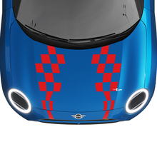Pegatina de calcomanías de gráficos de Vinyl Graphics Mini Cooper de Hood Stripes para Mini Cooper
 3