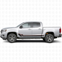Tiras de vinilo angulares para marco de puerta y panel lateral para Chevrolet Colorado 2ª generación 2015-2022_2